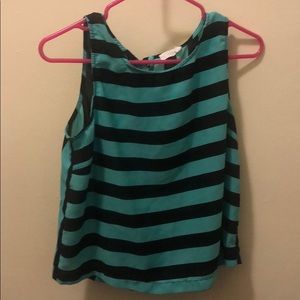 Striped Lush blouse tank top